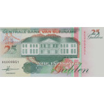 25 gulden Suriname 1991 Biljet